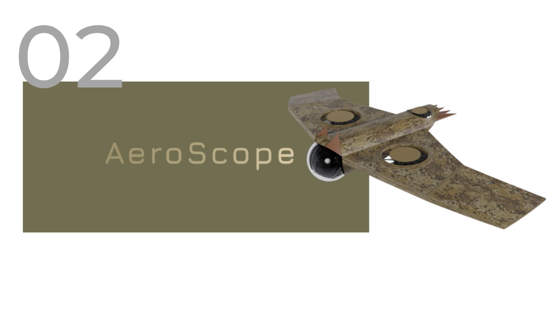 Aeroscope Stealth Drone — Sheet 1
