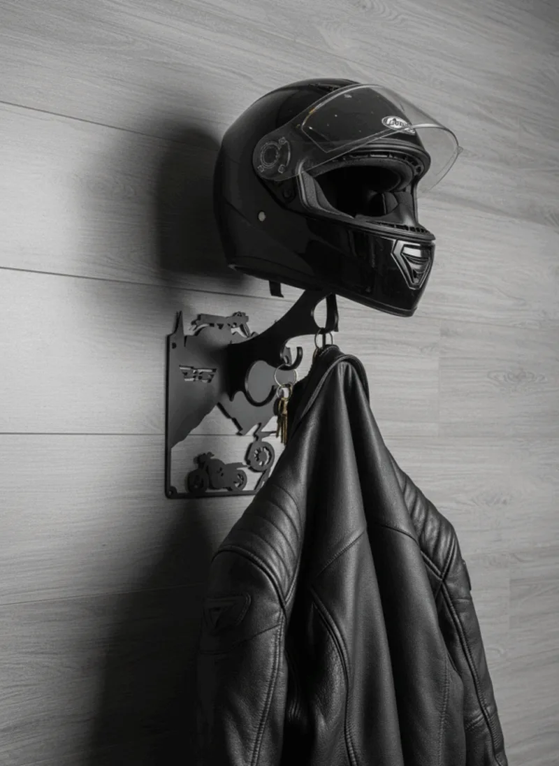 Wall Mounted Helmet Hanger